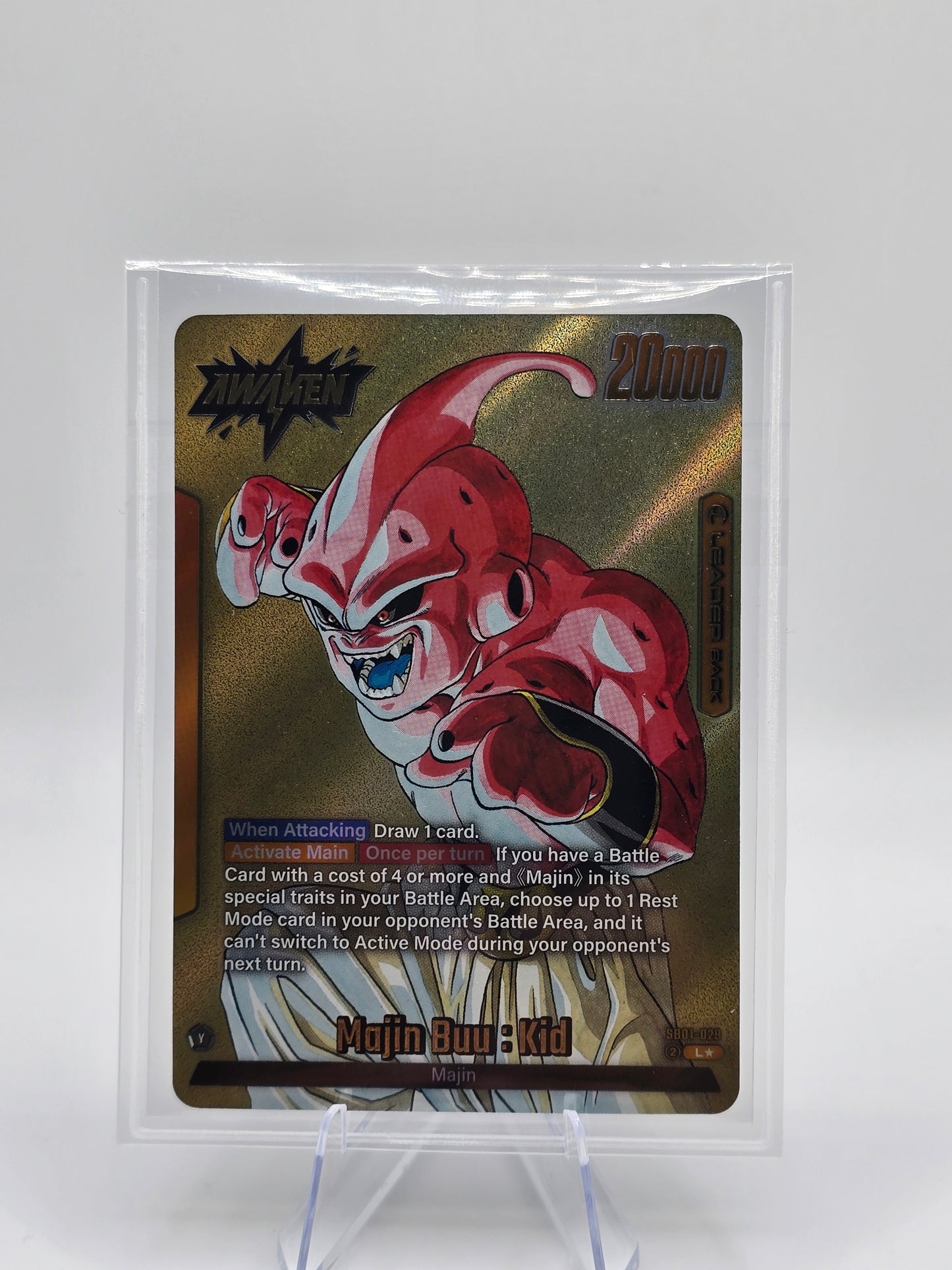 Majin Buu : Evil - SB01-029 (Gold) - Manga Booster 01 (SB01)