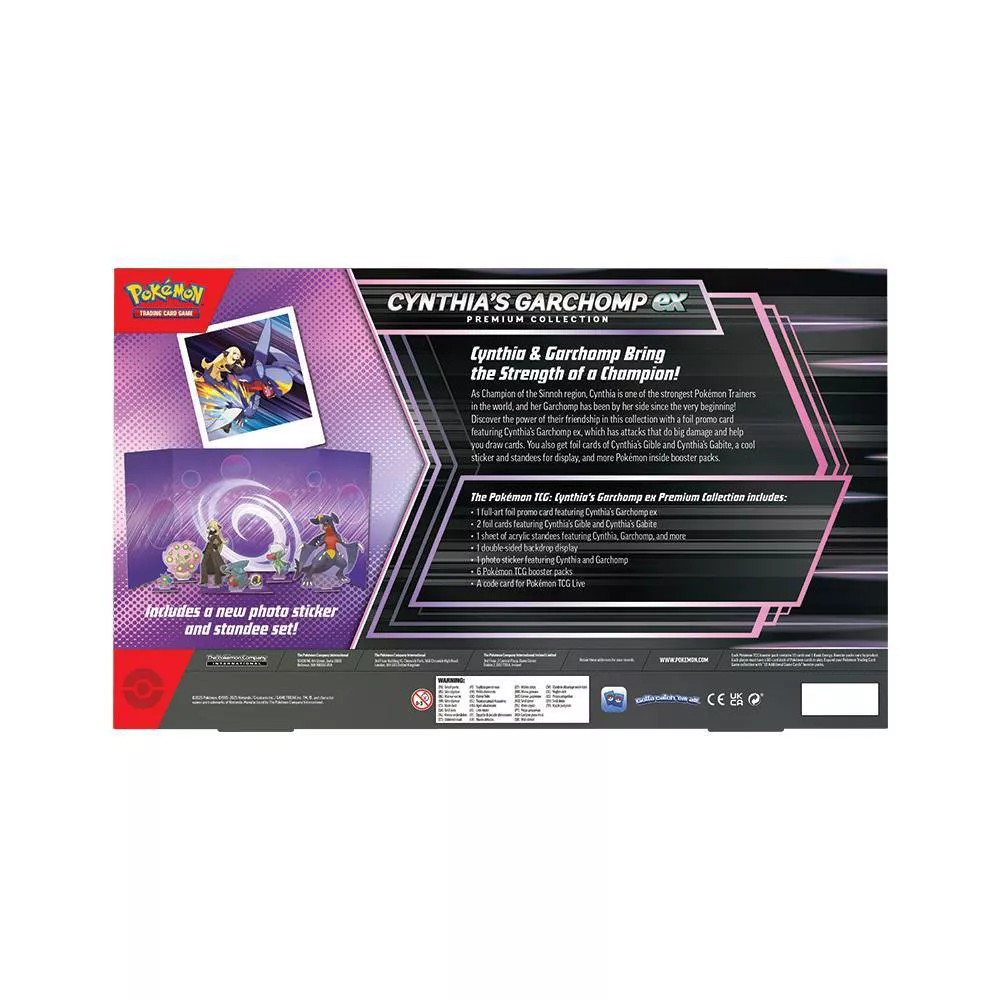 Pokémon Trading Card Game: Cynthia’s Garchomp Ex Premium Collection